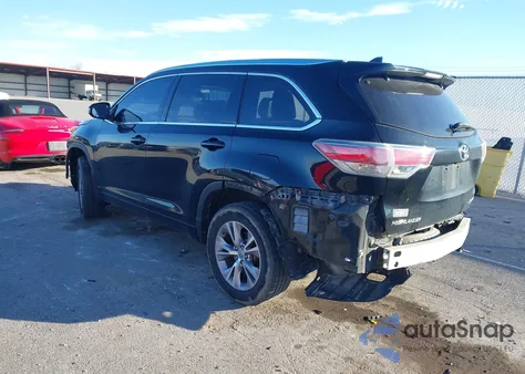 2015 Toyota Highlander Xle V6 из США, поврежденный, VIN 5TDJKRFH1FS156215